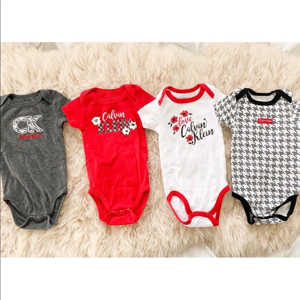 Calvin Klein Onesies set of 4